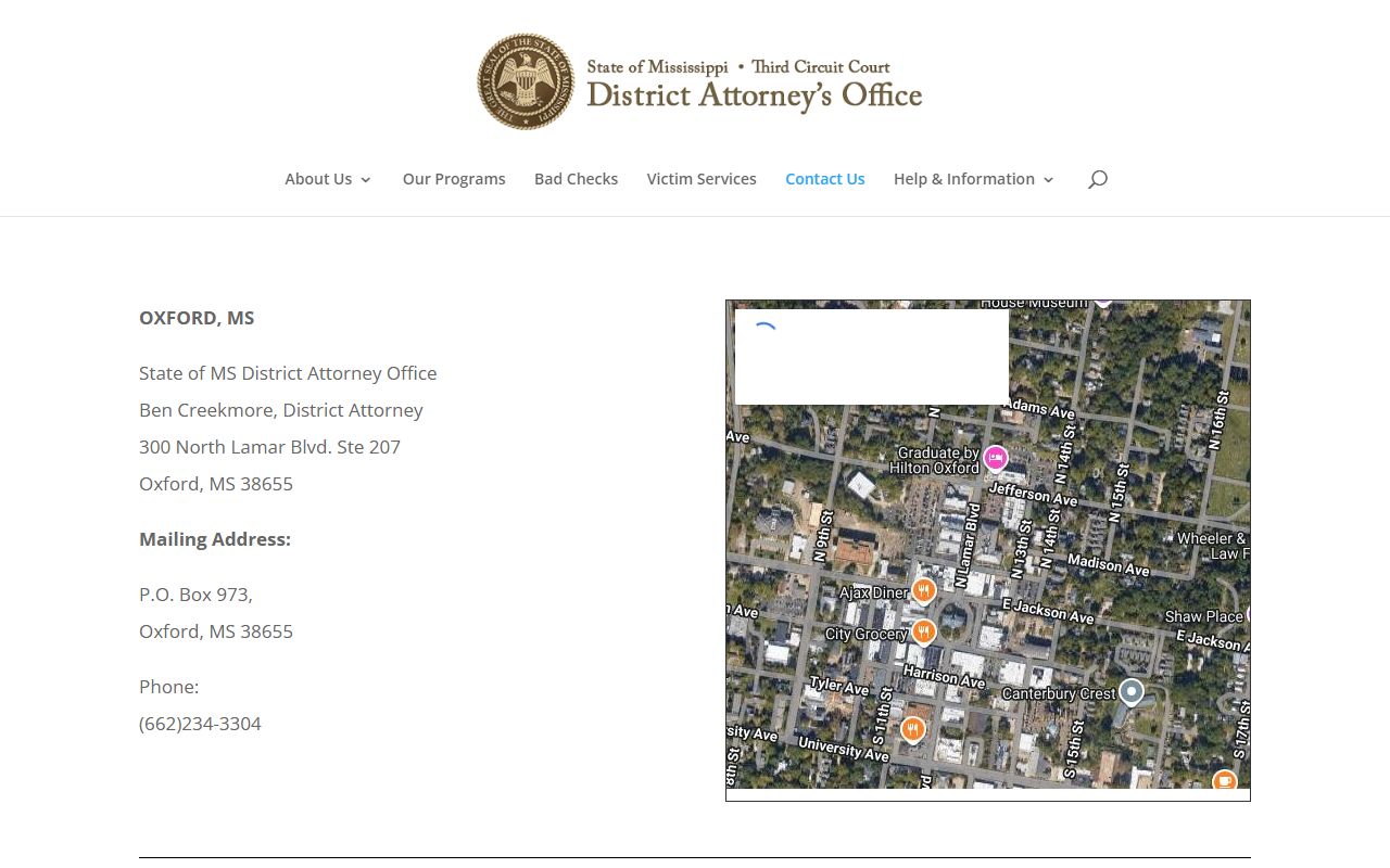 Tippah County arrest records and court charge contact resources